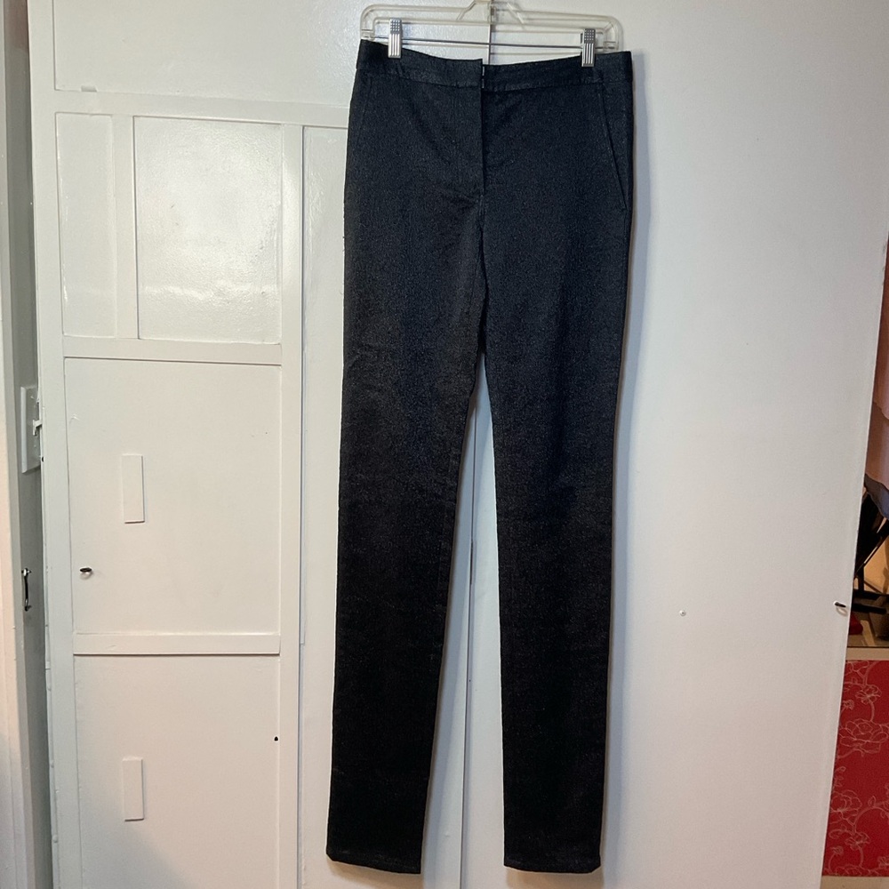 Alexander Wang Charcoal Grey Metallic Pants